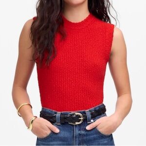 *NWT* Madewell Bouclé-Knit Sweater Tank